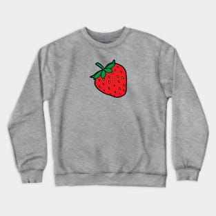 Strawberry Pattern Crewneck Sweatshirt